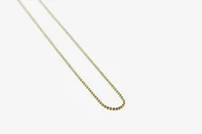 14k Gold Ball Chain Necklace