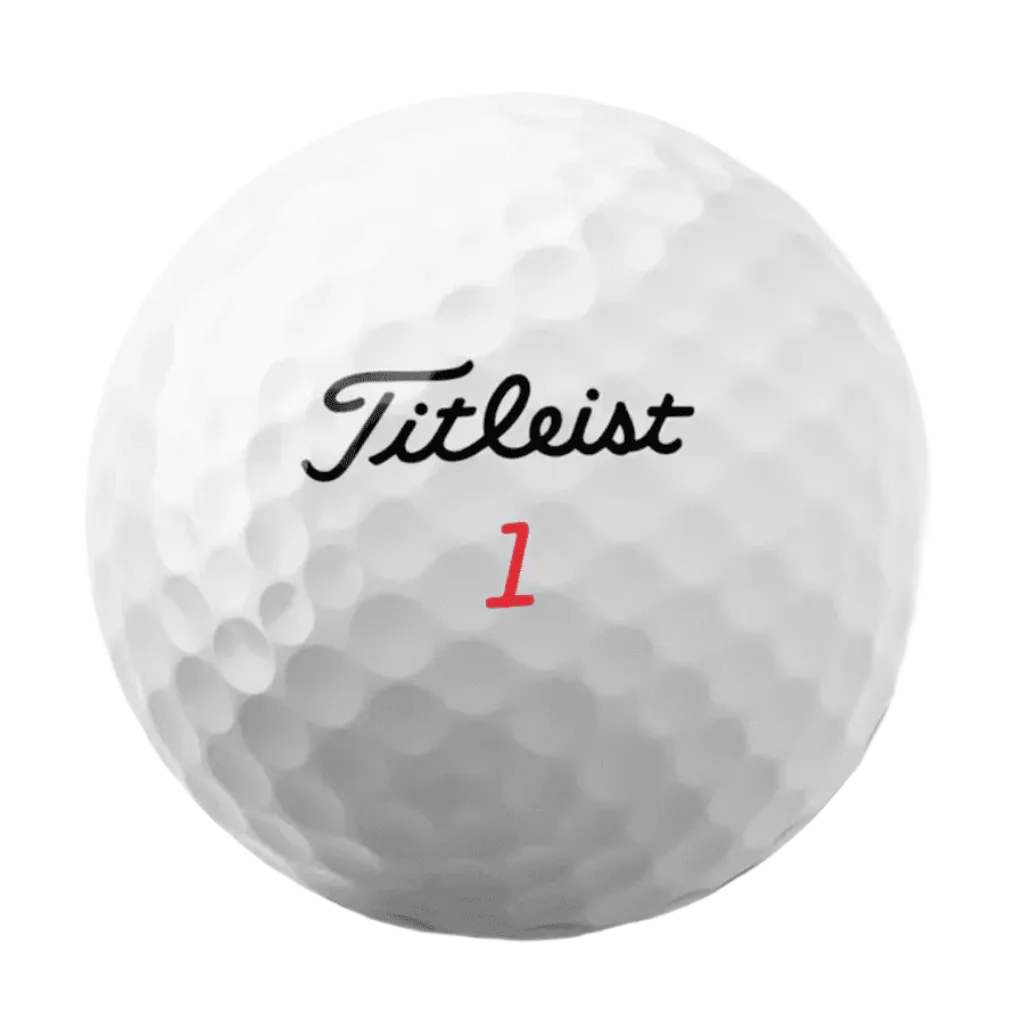 36 Titleist TruFeel White Golf Balls - Recycled 5A/4A