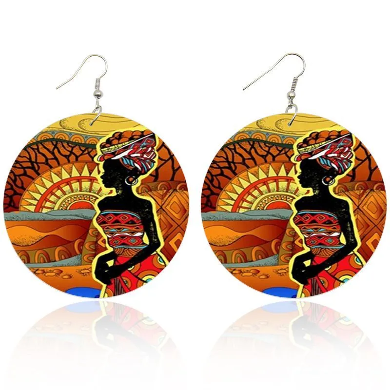 Africa inspired earrings | African Stylish Woman