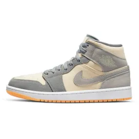 AIR JORDAN 1 MID SE COCONUT MILK PARTICLE GREY 2022