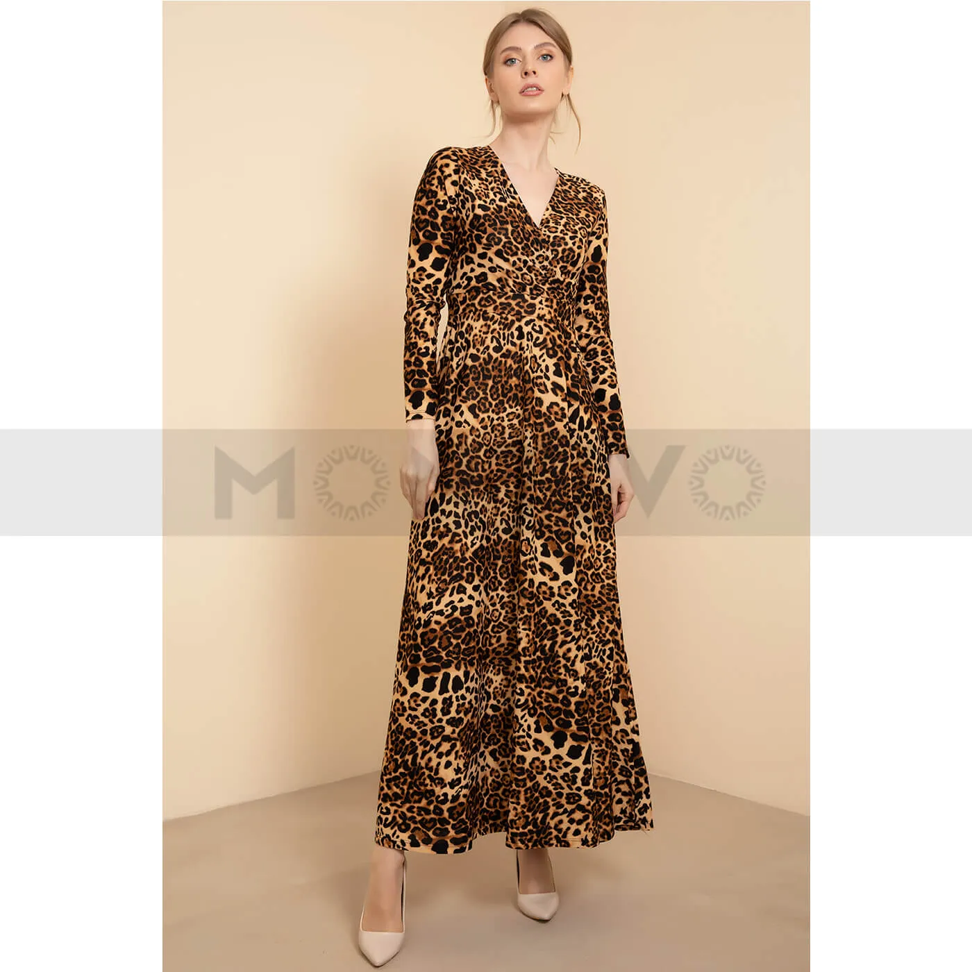 Animal Skin Long Dress