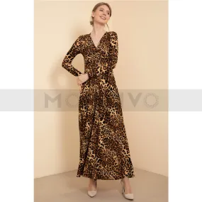 Animal Skin Long Dress