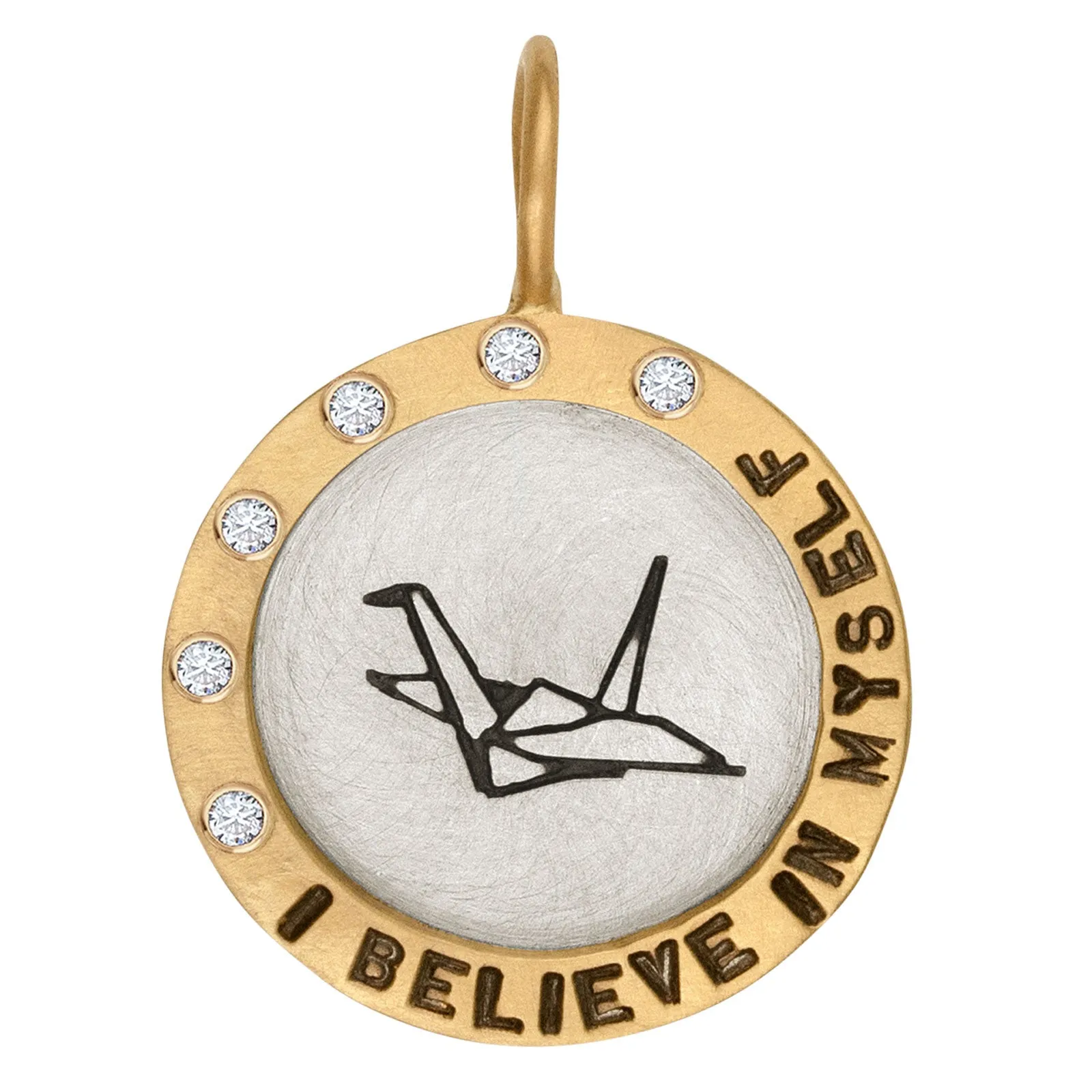 Believe in Myself Round Charm