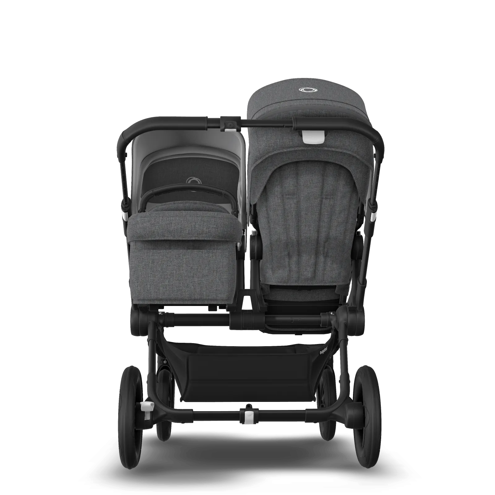 Bugaboo Donkey 5 Duo - Black/Grey Melange/Grey Melange