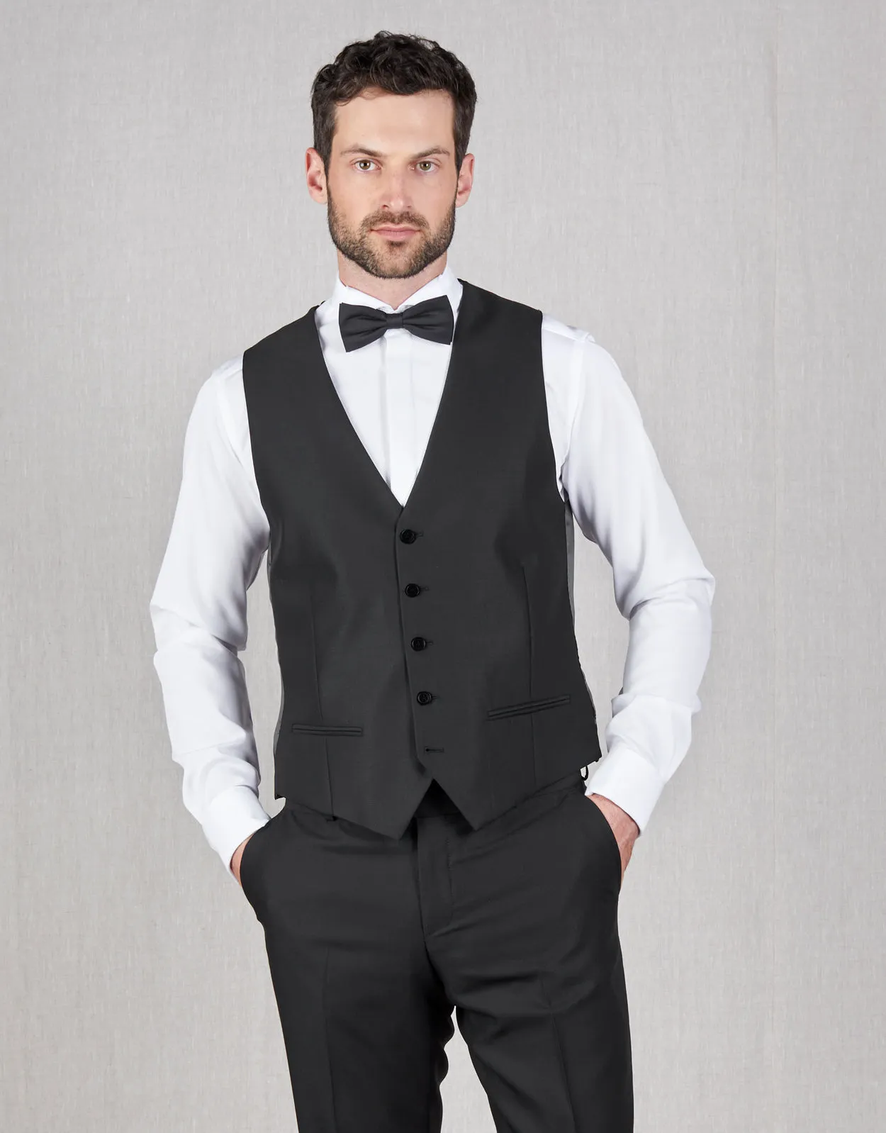 Churchill Black Waistcoat