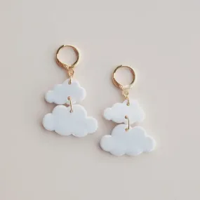 Cloud Clay Earring Huggies