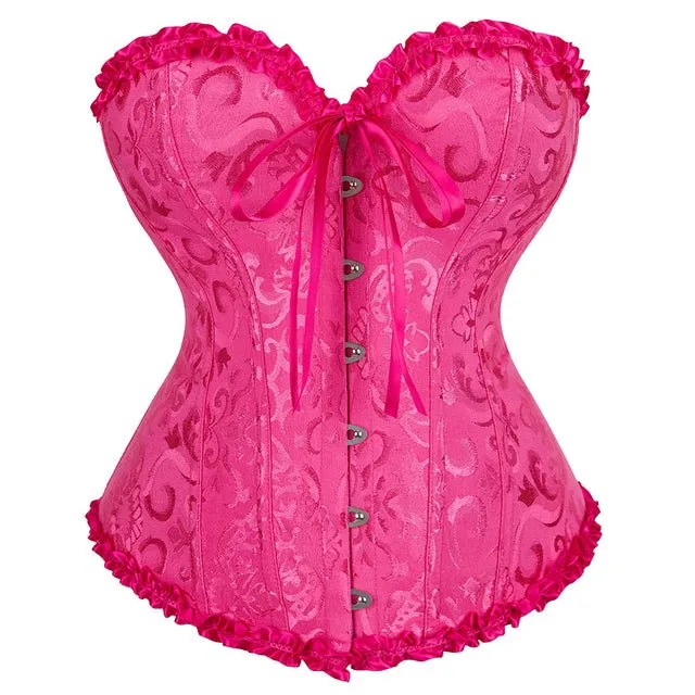 Corset Queen Floryland (Fuchsia)