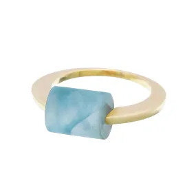 DECO CILINDRO AMAZONITE RING