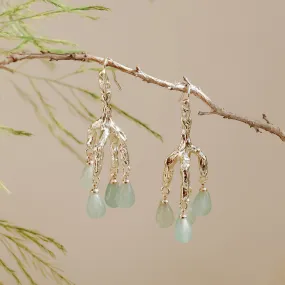 Delia Green Aventurine Earrings