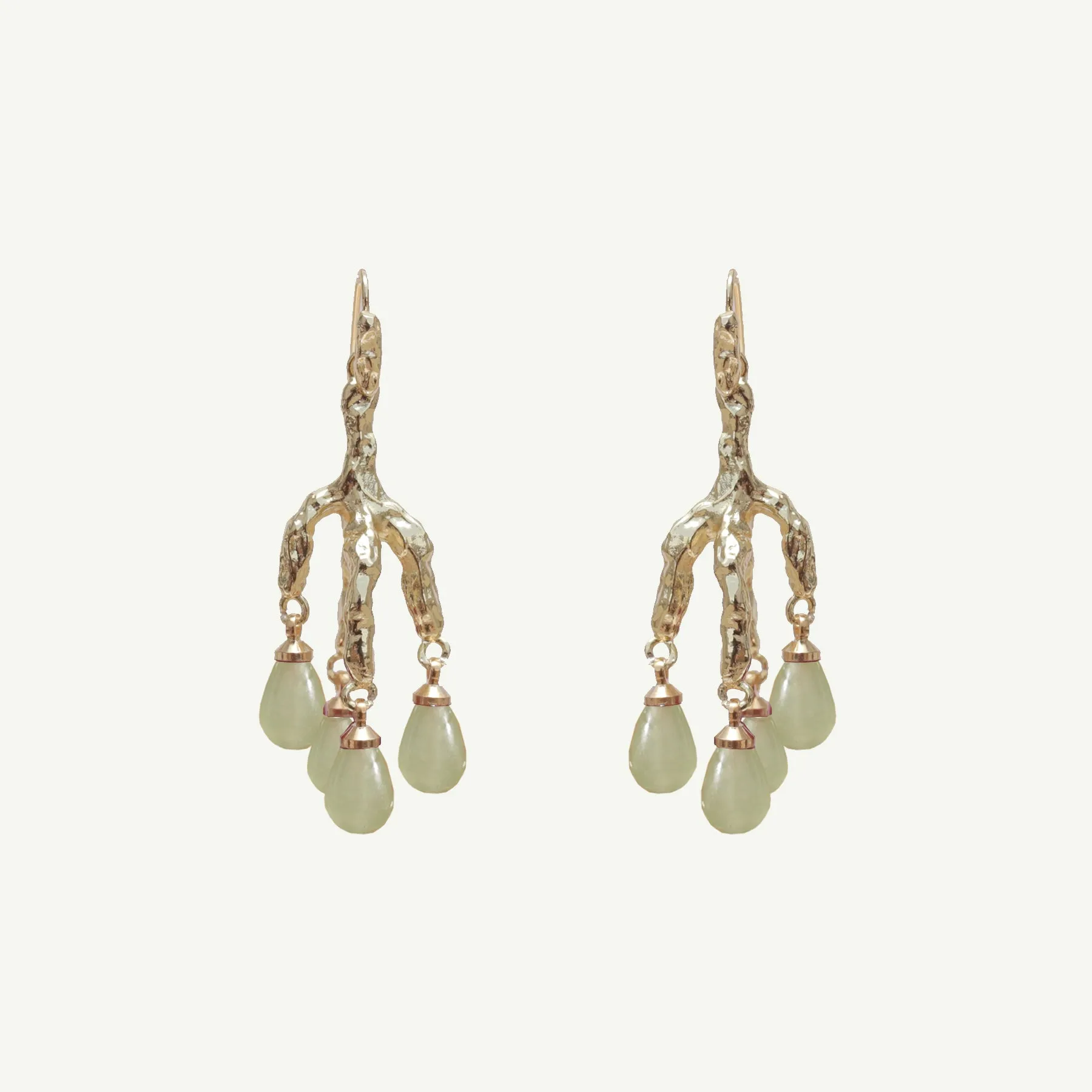 Delia Green Aventurine Earrings