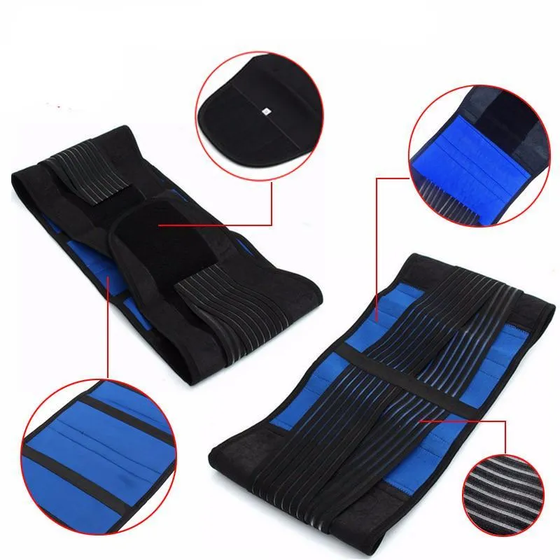 Double Pull Adjustable Lumbar Support Belt