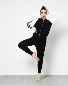 ELASTIC RIBBED CUFF GLITTER ACTIVEWEAR 1832 - ملابس رياضية