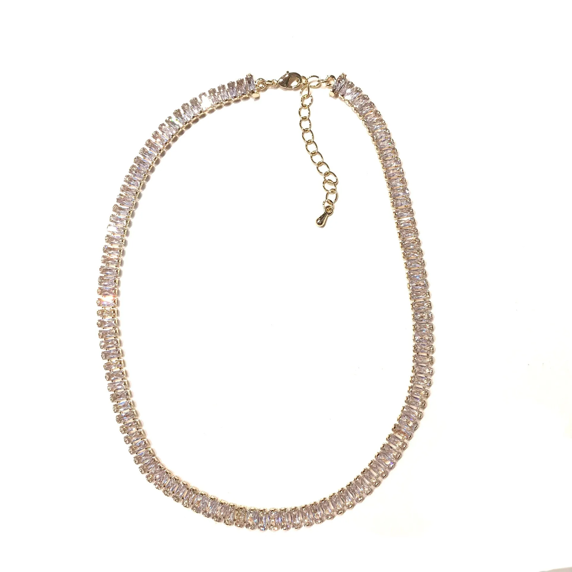 Eternity Baguette Choker