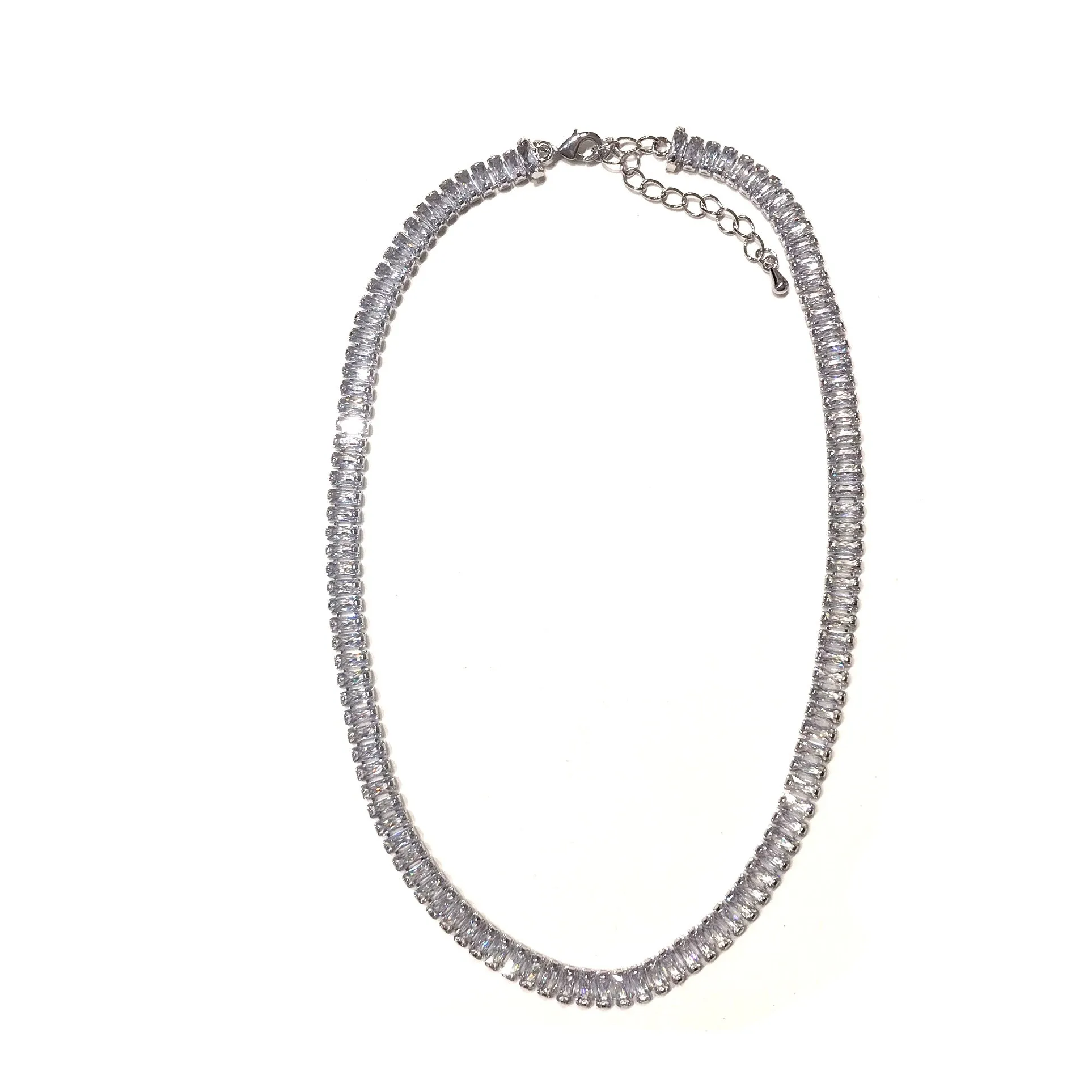 Eternity Baguette Choker