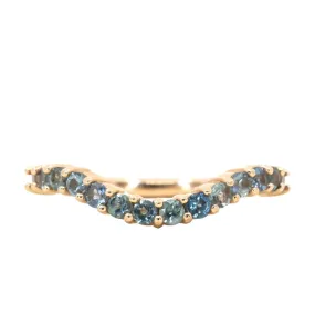 Gemstone Contour Band