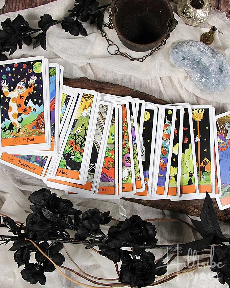 Halloween Tarot Deck & Book Set