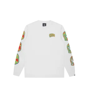 HEAT MAP L/S T-SHIRT - WHITE