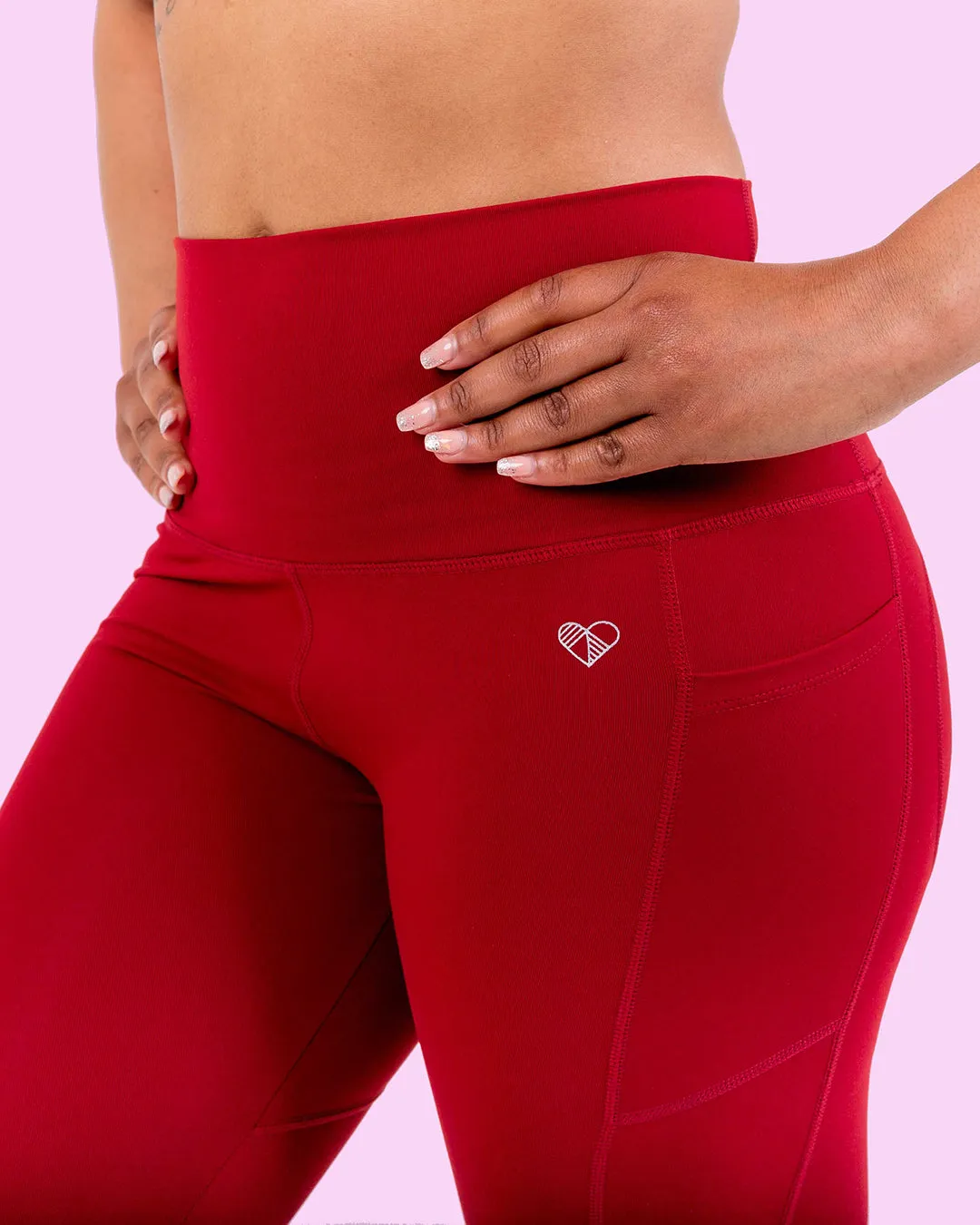 HERO Super Hold Leggings Burgundy