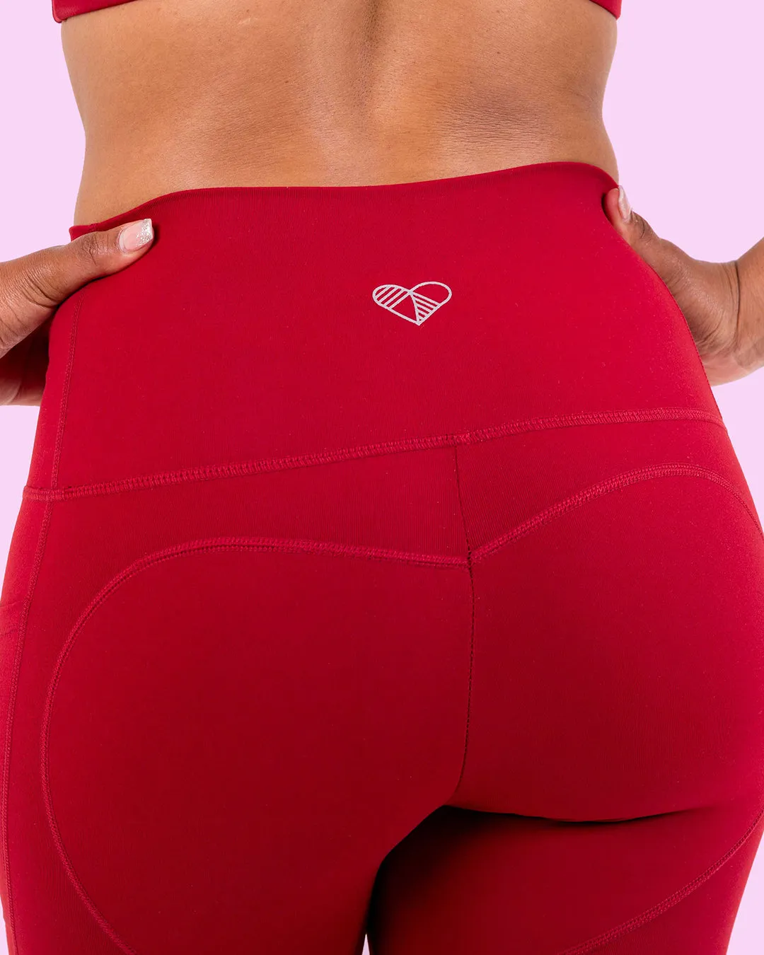 HERO Super Hold Leggings Burgundy