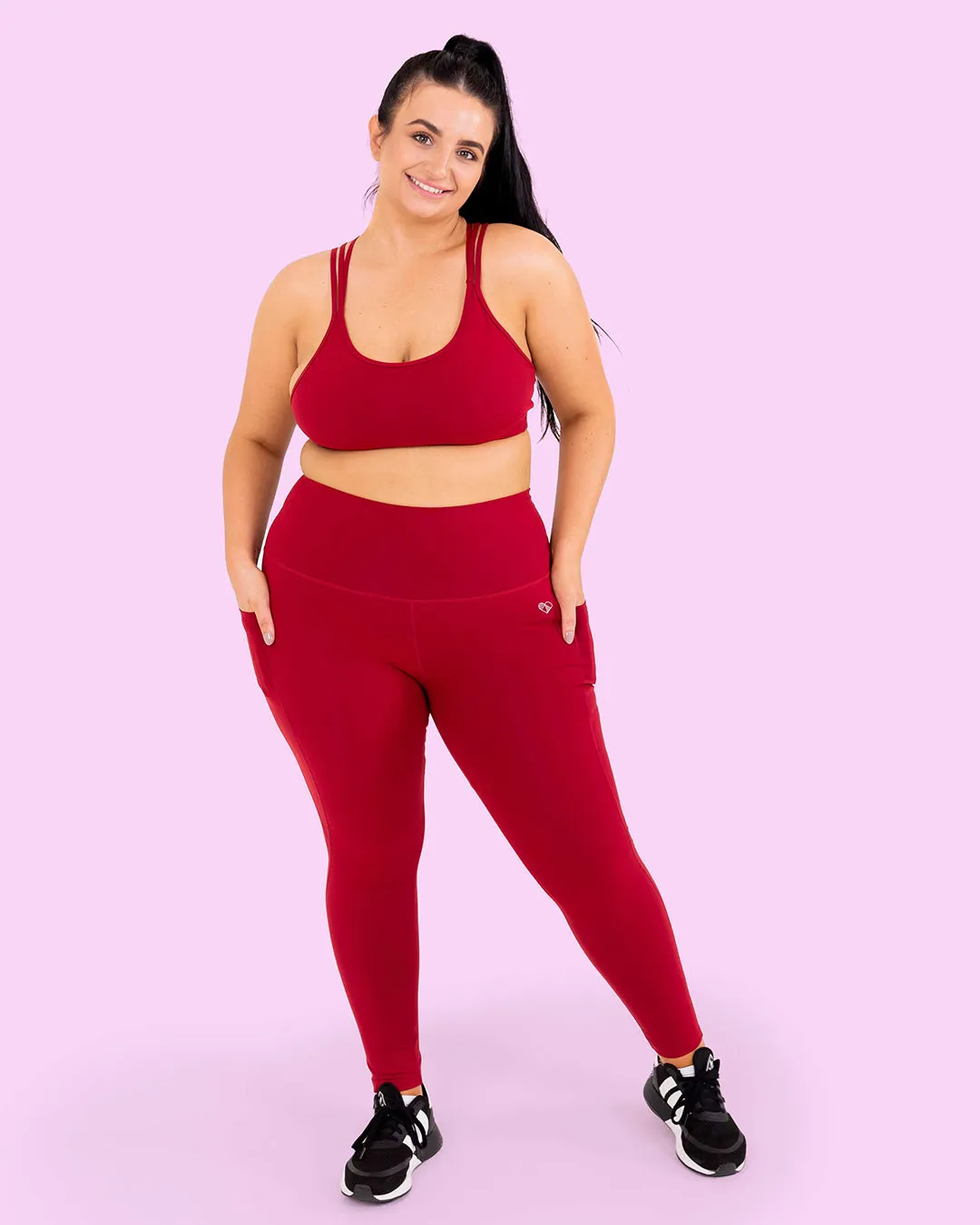 HERO Super Hold Leggings Burgundy