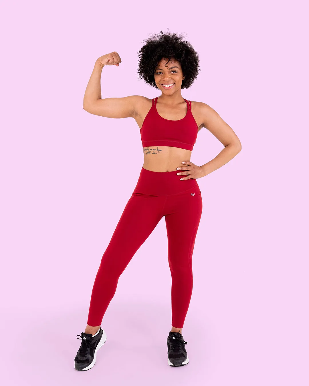 HERO Super Hold Leggings Burgundy