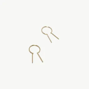 Jack & G 14k Gold Baby Chime Earrings