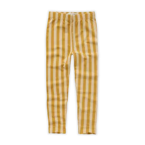 Legging Stripe Print – biscotti yellow