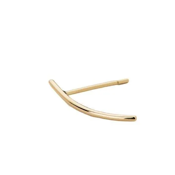 Long Curved Bar Stud (Single)