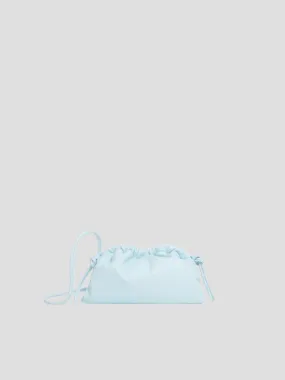 Mini Cloud Clutch in Blue Ice