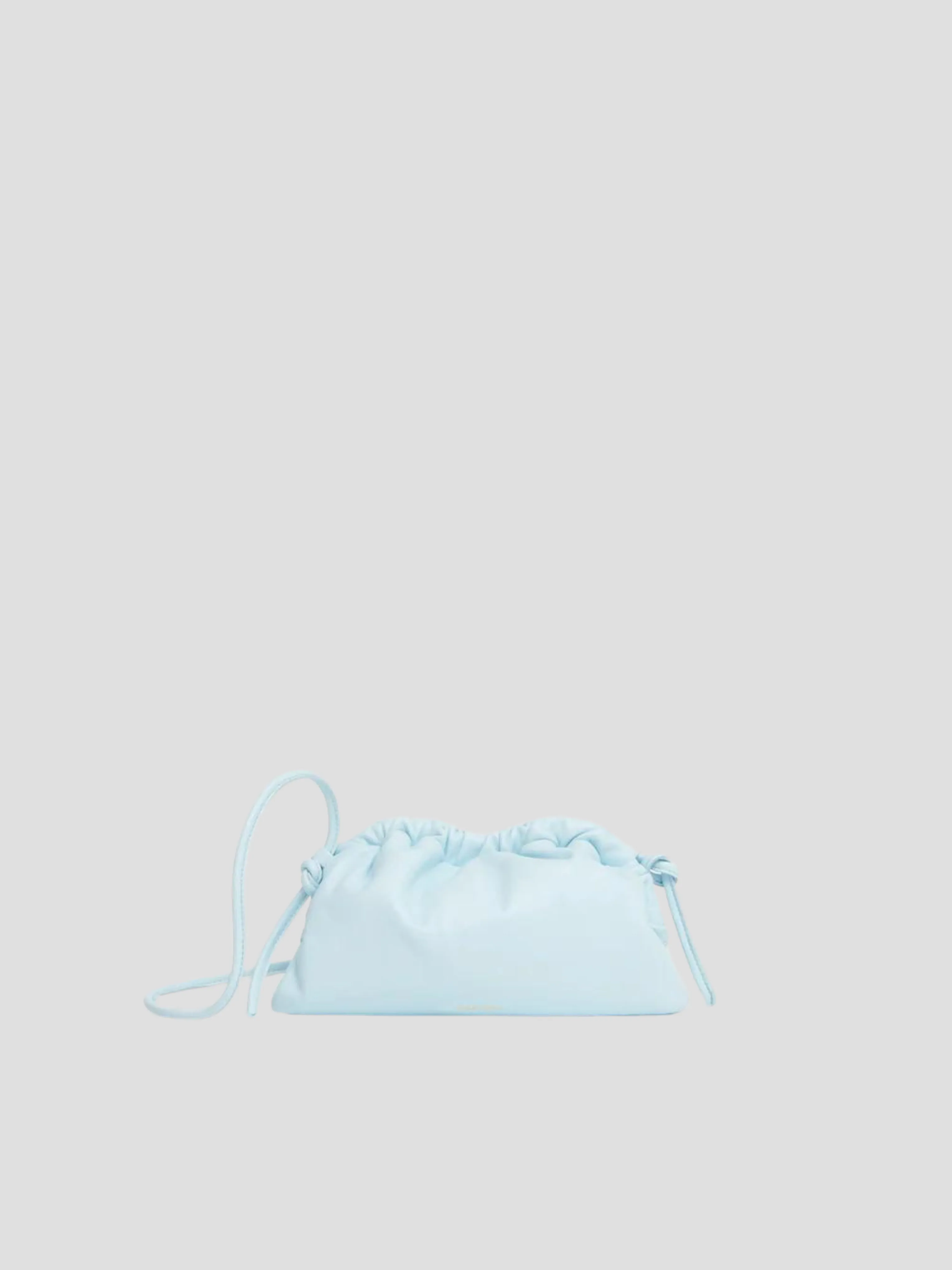 Mini Cloud Clutch in Blue Ice