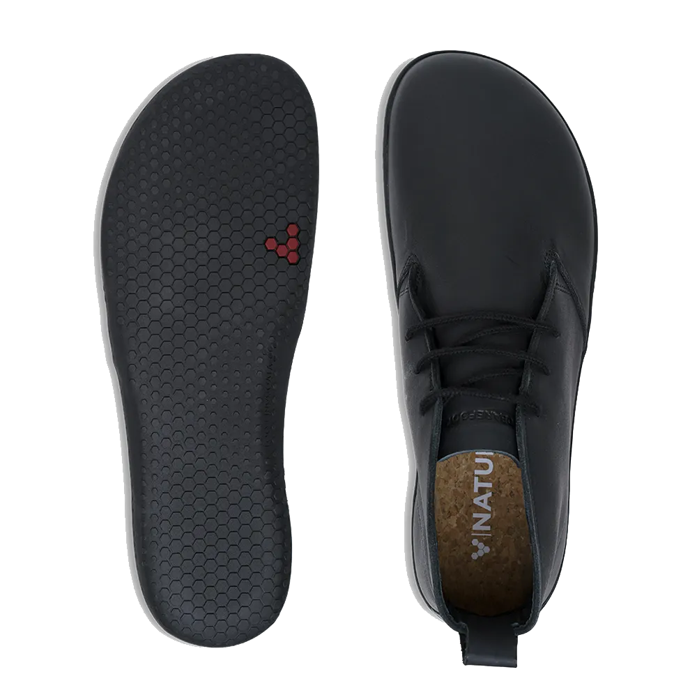 [PRE-ORDER] Vivobarefoot Gobi III Mens Black Leather (ETA. EARLY MARCH)