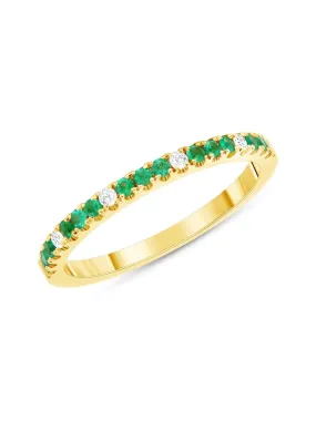 Prism Ring Emerald 14K