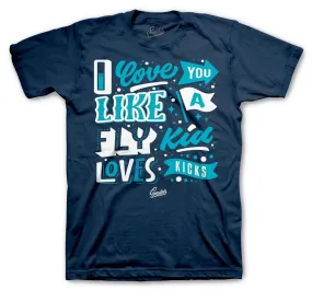 Retro 13 Obsidian Love Kicks Shirt