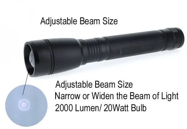 SE LED Adjustable Beam Flashlight