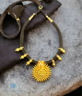 The Vineela Silver Kodava Thread Necklace