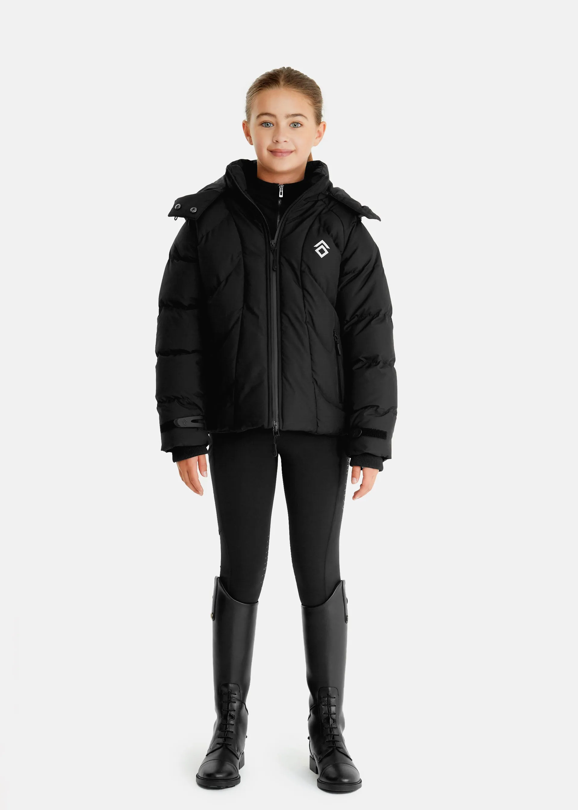 YR Black Puffer Jacket